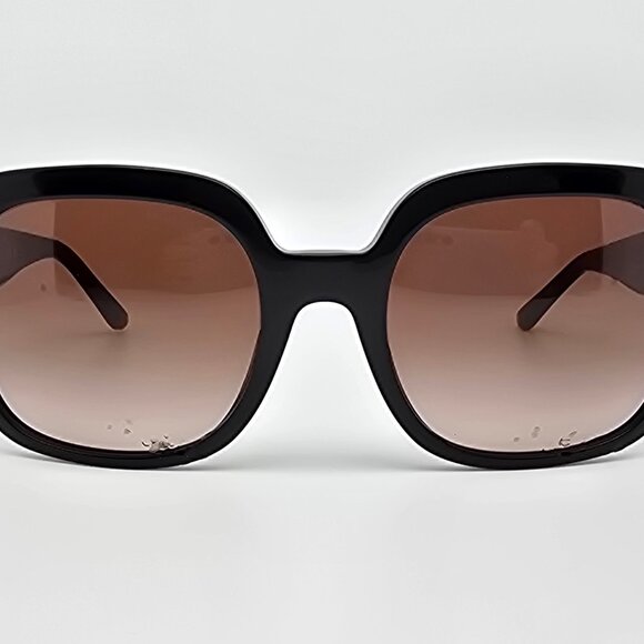 *SOLD* Tory Burch TY7143U 1709/13 Black Frame Brown Gradient Lens Sunglasses - Picture 2 of 16